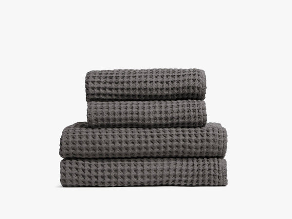 Parachute Waffle Bath Towel - Charcoal
