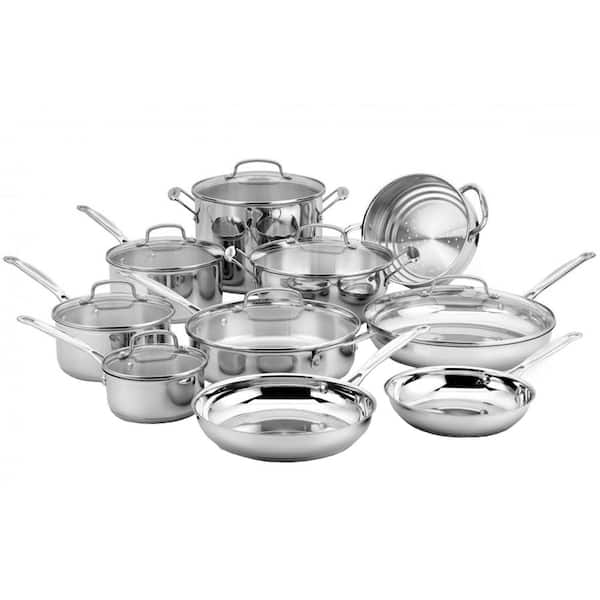 Chef'S Classic 17 - Piece Stainless Steel Cookware Set