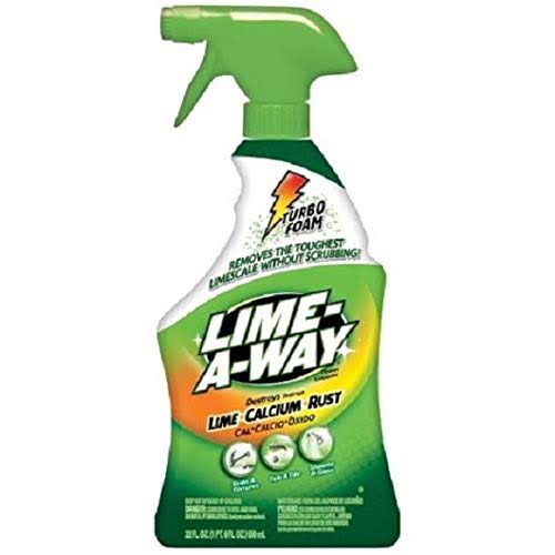 Lime-A-Way Bathroom Cleaner, Removes Lime Calcium Rust 32 oz (Pack of 4)