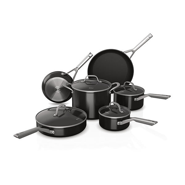 Ninja C19000 Foodi Neverstick 10 - Piece Cookware Set, Black