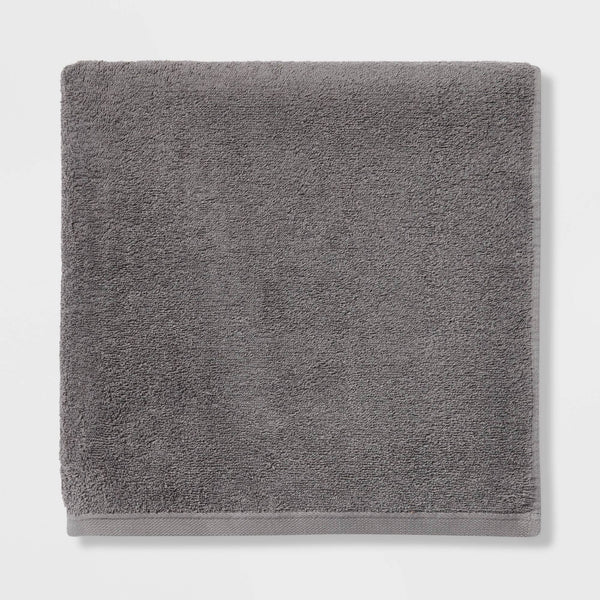 Oversized Everyday Bath Towel Dark Gray - Room Essentials