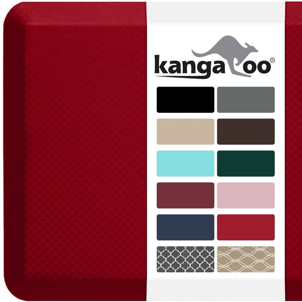 Kangaroo Brands Original 3/4" Anti-Fatigue Comfort Standing Mat Kitchen Rug, Phthalate Free, Non-Toxic, Waterproof, Ergonomical