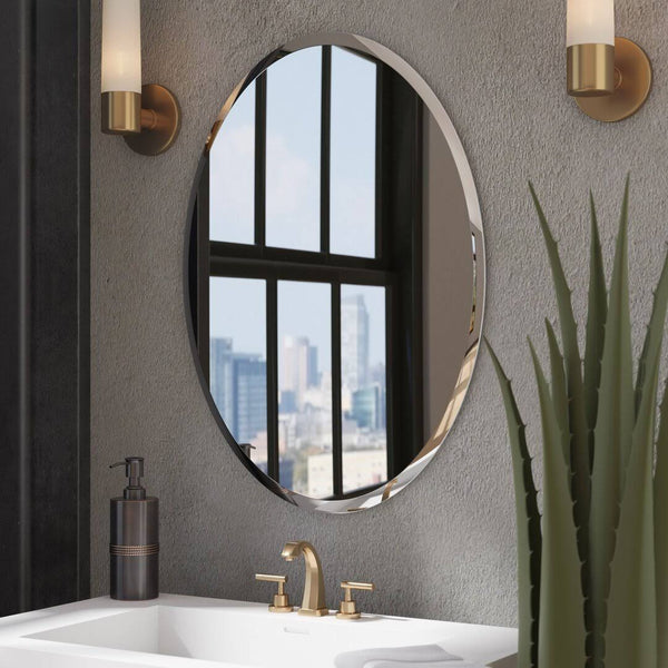 Kayden Bathroom Mirror Wade Logan Size: 48" H x 24" W