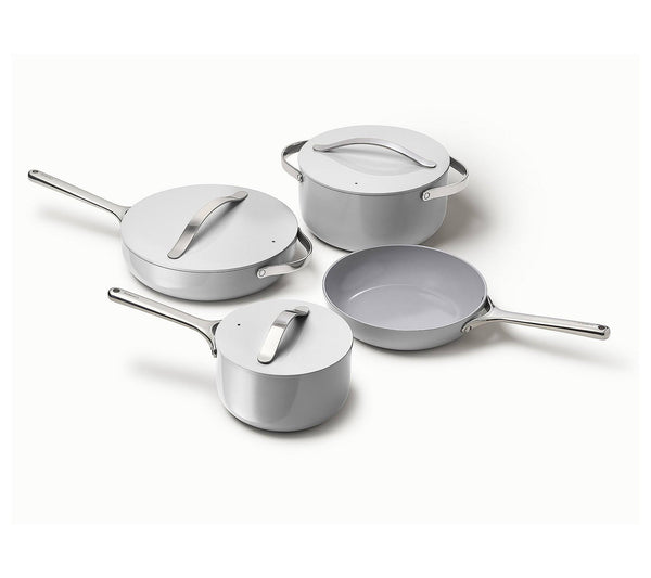 Caraway Non-Stick Ceramic 7 Piece Cookware Set - Gray